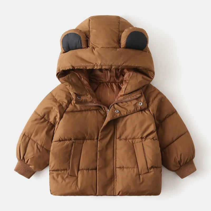 Bear-Ear Padded Jacket – Warm, Durable & Adorably Practical