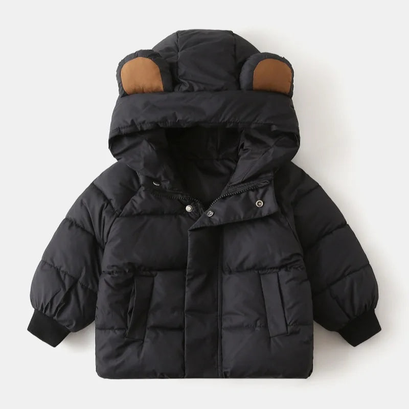 Bear-Ear Padded Jacket – Warm, Durable & Adorably Practical