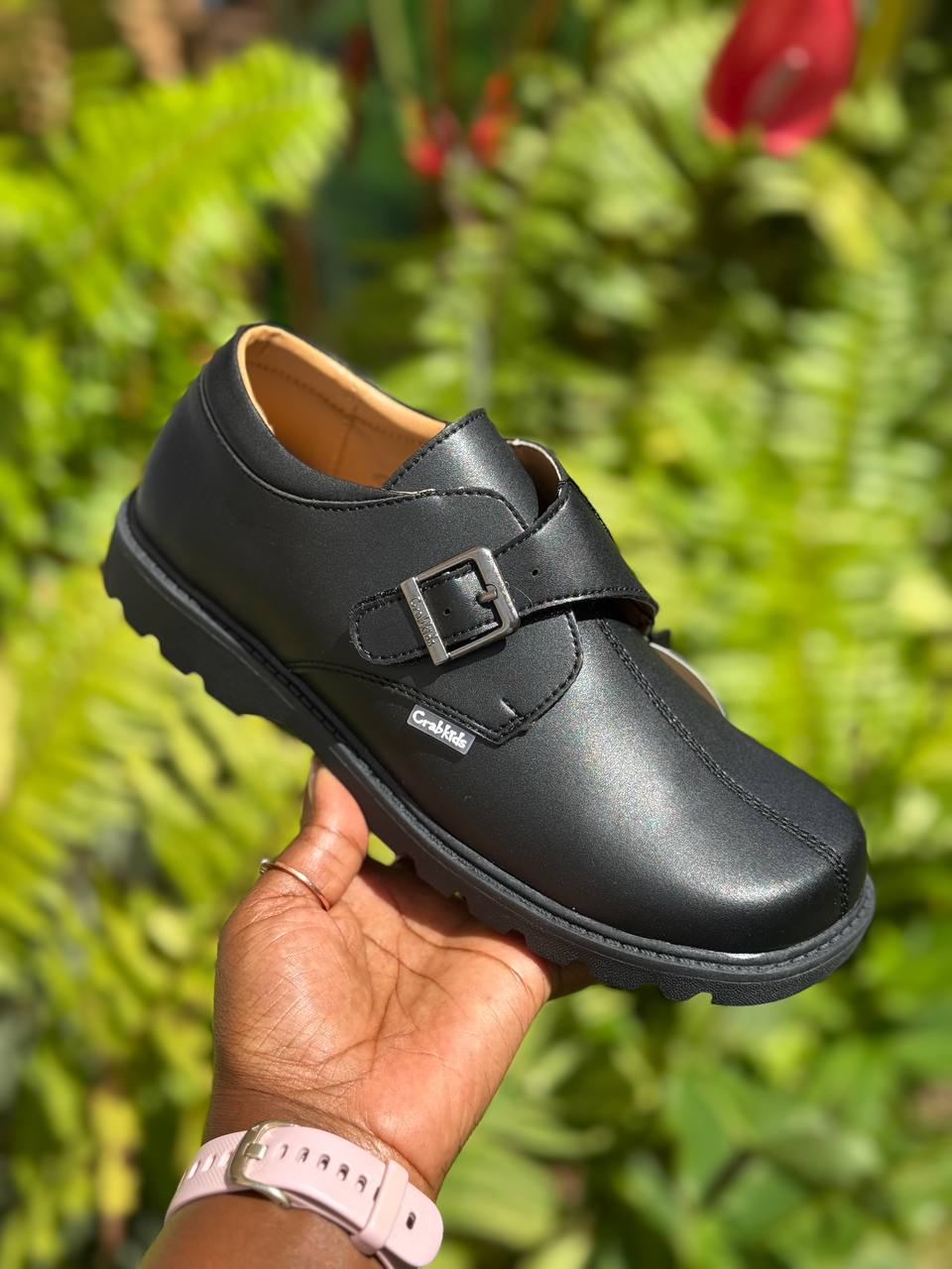 Crabkids Boys Matte School Shoes - 650305