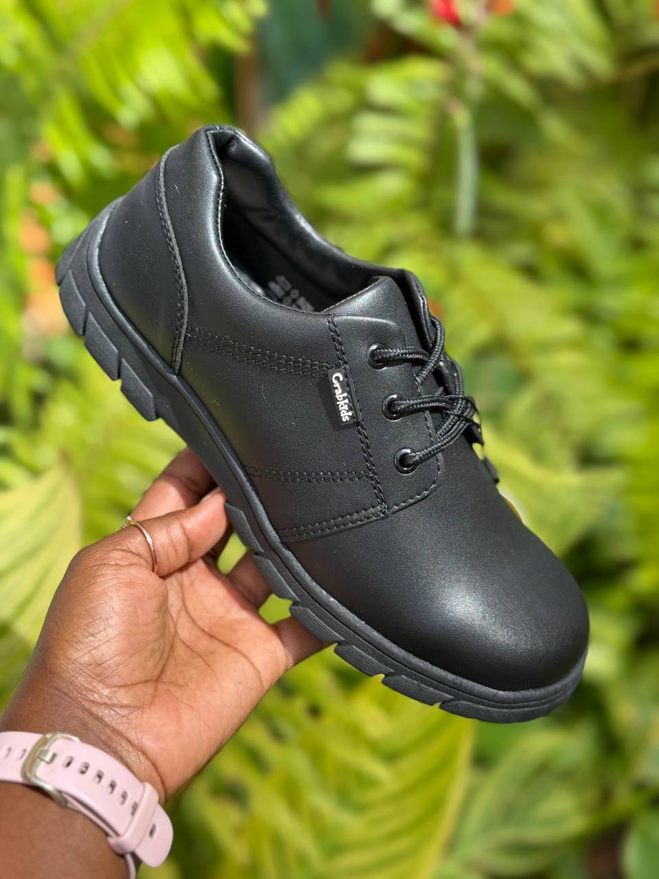Crabkids Boys Matte School Shoes - 808146