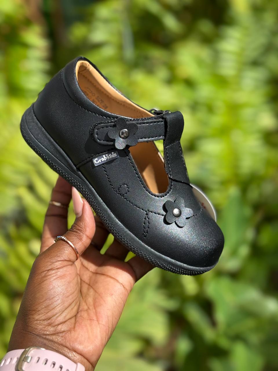 Crabkids Girls Matte School Shoes - 643404