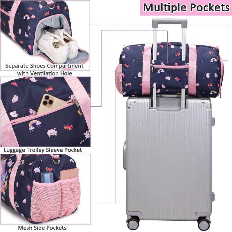 Girls' Unicorn Sparkle Kids’ Duffel Bag
