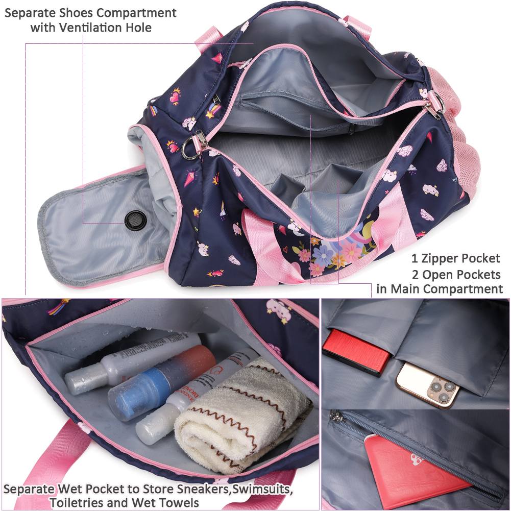 Girls' Unicorn Sparkle Kids’ Duffel Bag