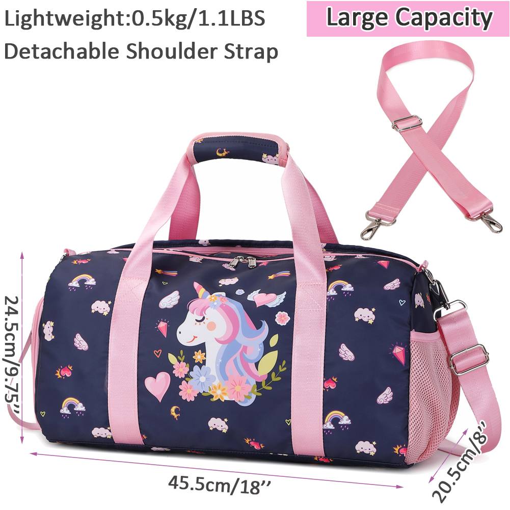 Girls' Unicorn Sparkle Kids’ Duffel Bag