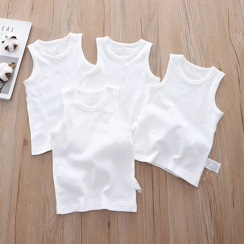 Cotton Girls Vests