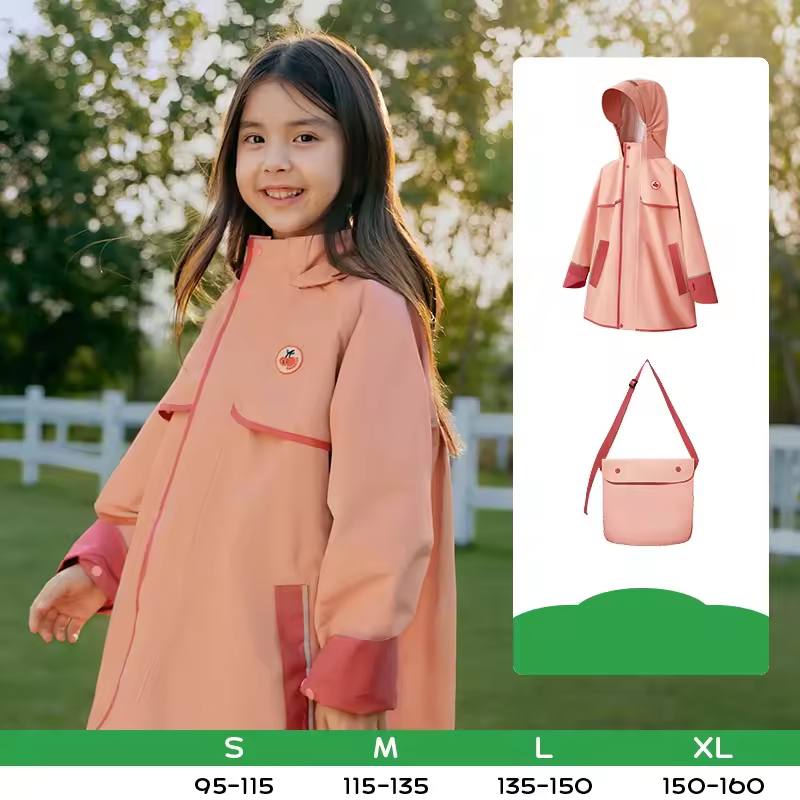 Cotton Water Proof Kids Rain Jacket