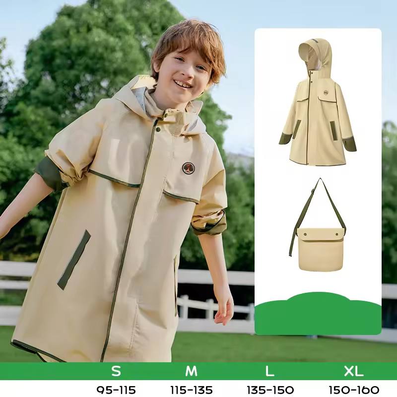Cotton Water Proof Kids Rain Jacket
