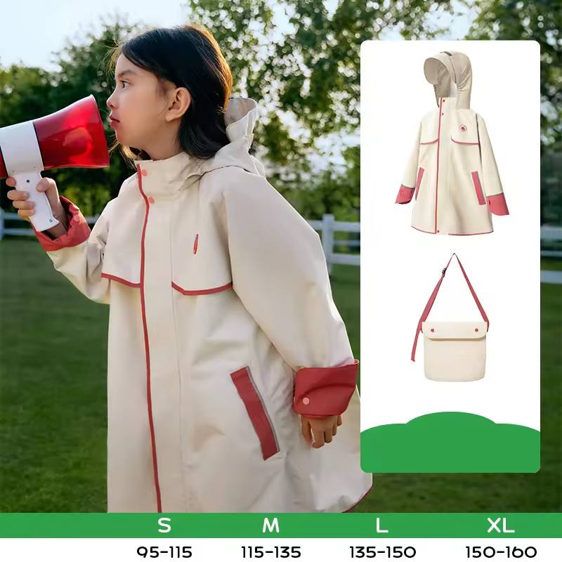Cotton Water Proof Kids Rain Jacket