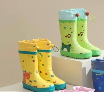 Multi-Colored Quality Kids Rainboots