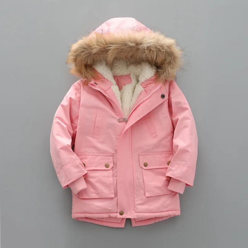 Kids’ Luxury Winter Parka Jacket – Fur Lined, Windproof & Cozy