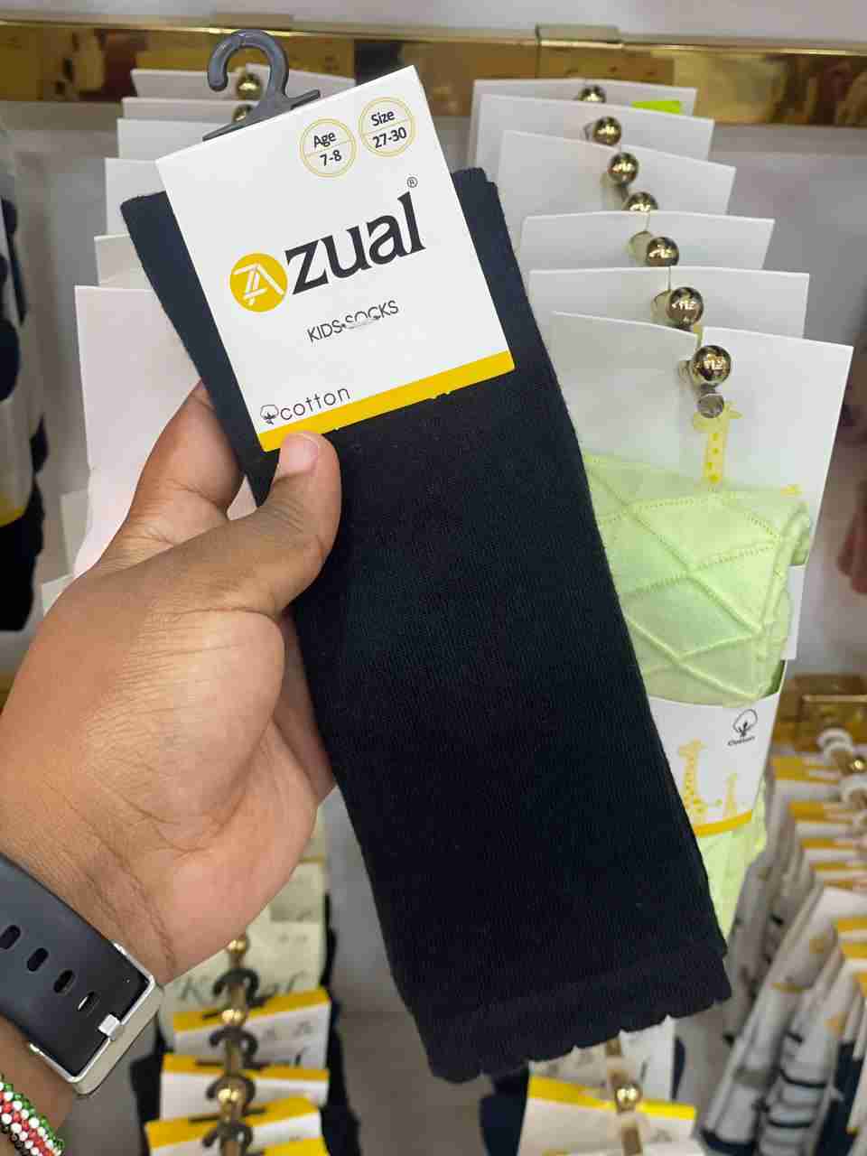 Cotton Zual Long School Socks