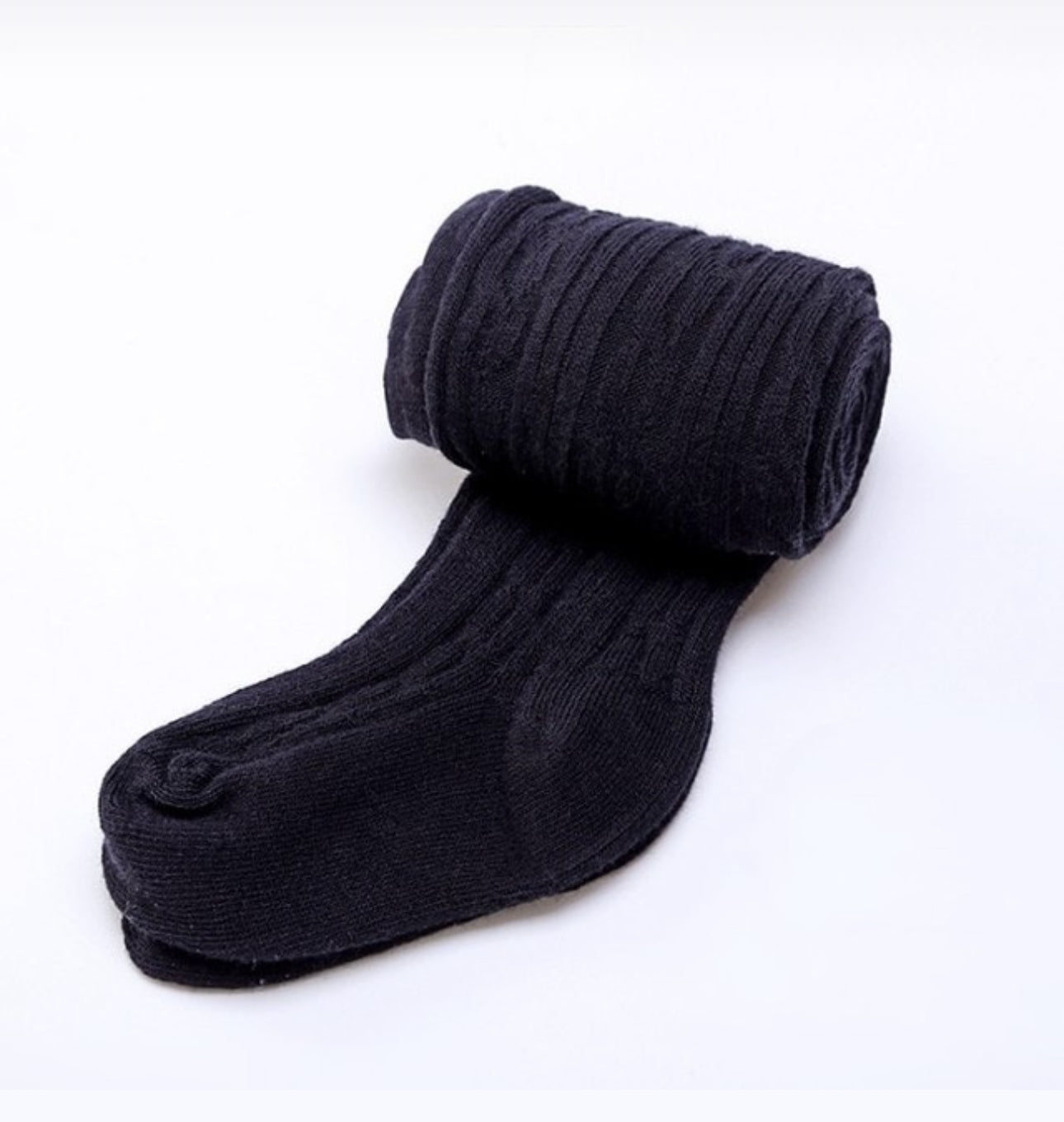 Warm & Thick Ribbed Stockings for Girls