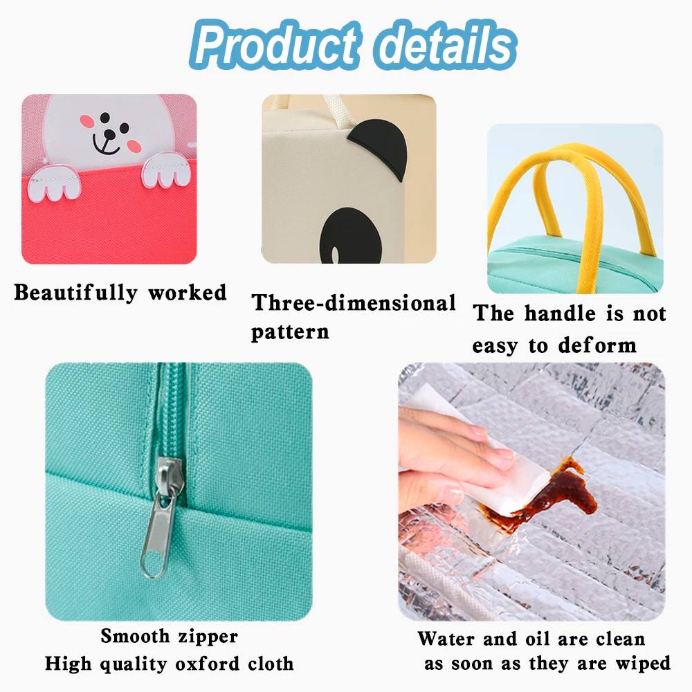 Kids Tote Lunch Bag