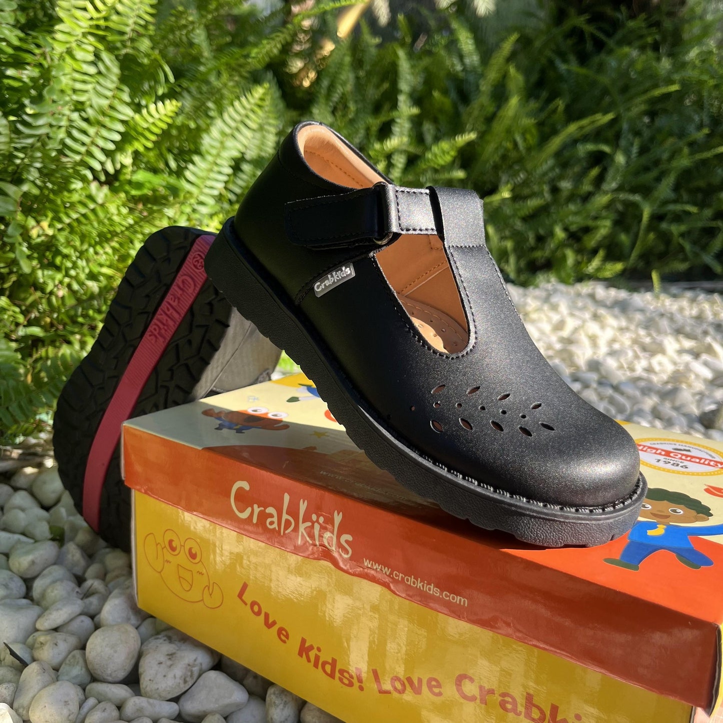 Crabkids Girls Matte School Shoes - 617439