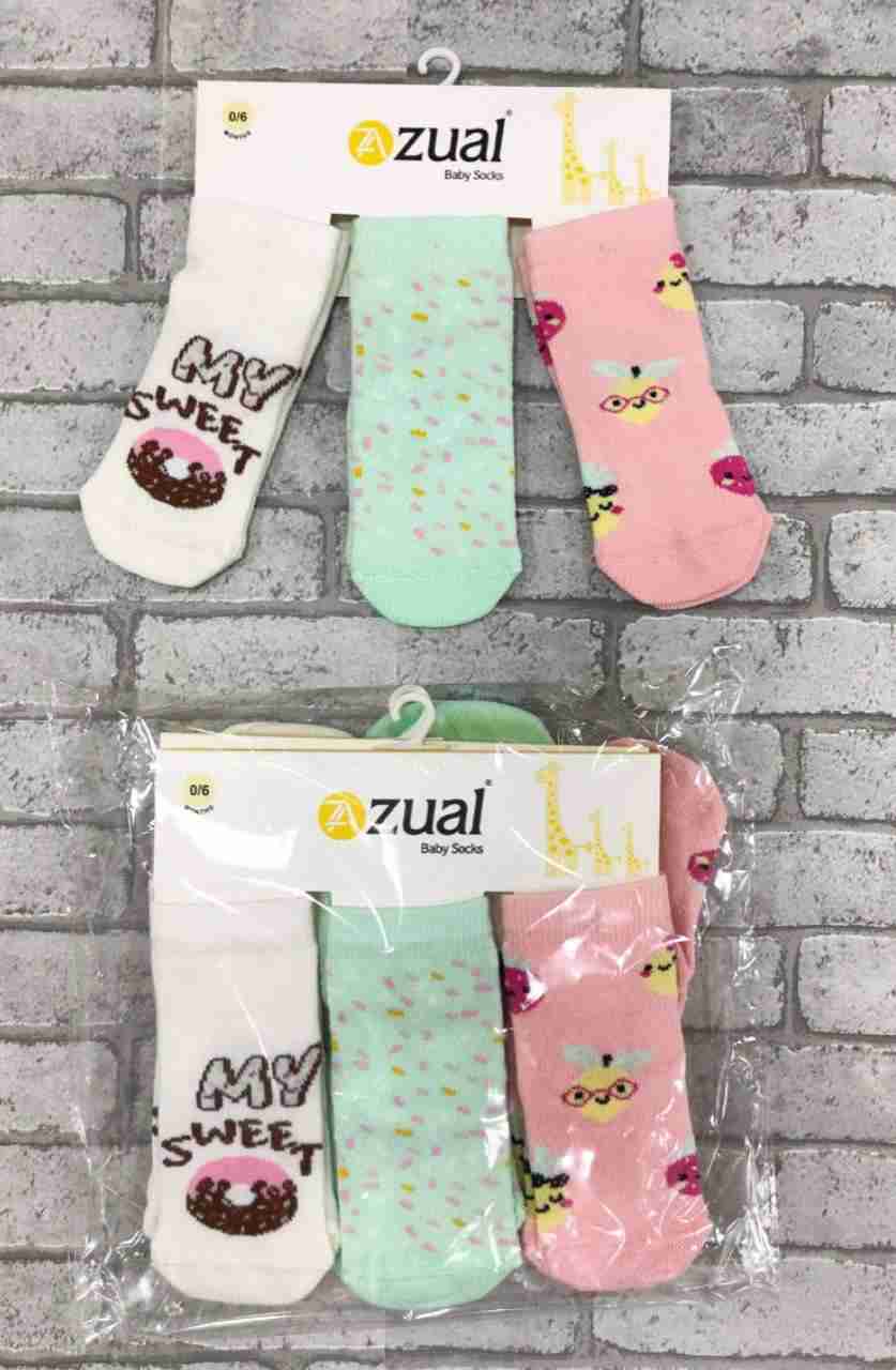 3 Pack Baby Socks