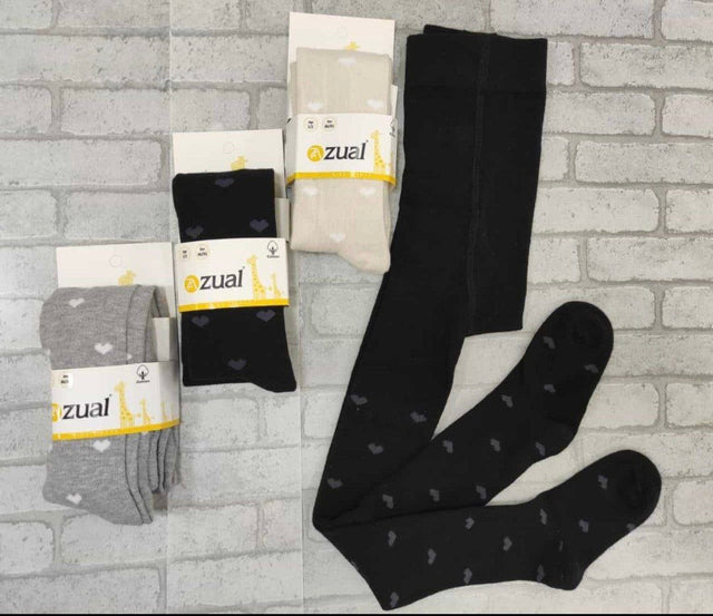 Mixed Colors & Floral Stockings - Unisex, Boys & Girls