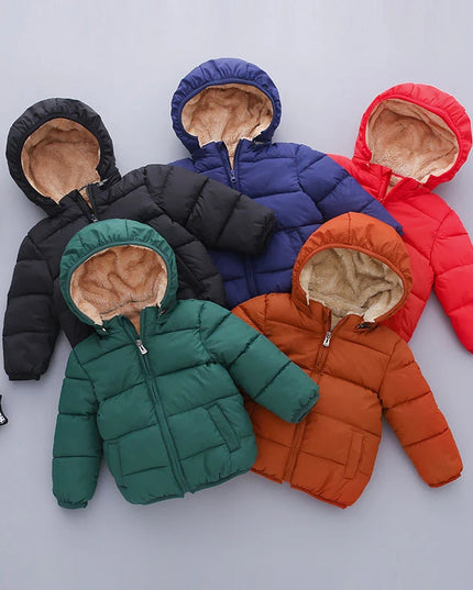 Warm Fleeced Kids Jackets