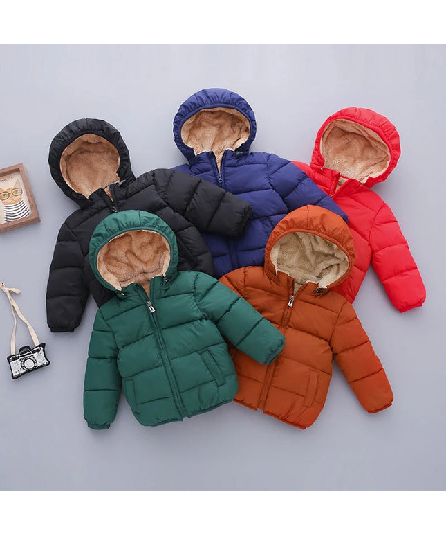 Warm Fleeced Kids Jackets