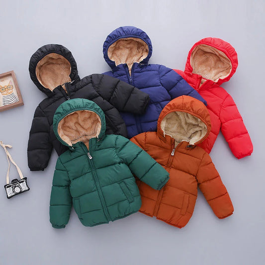 Warm Fleeced Kids Jackets