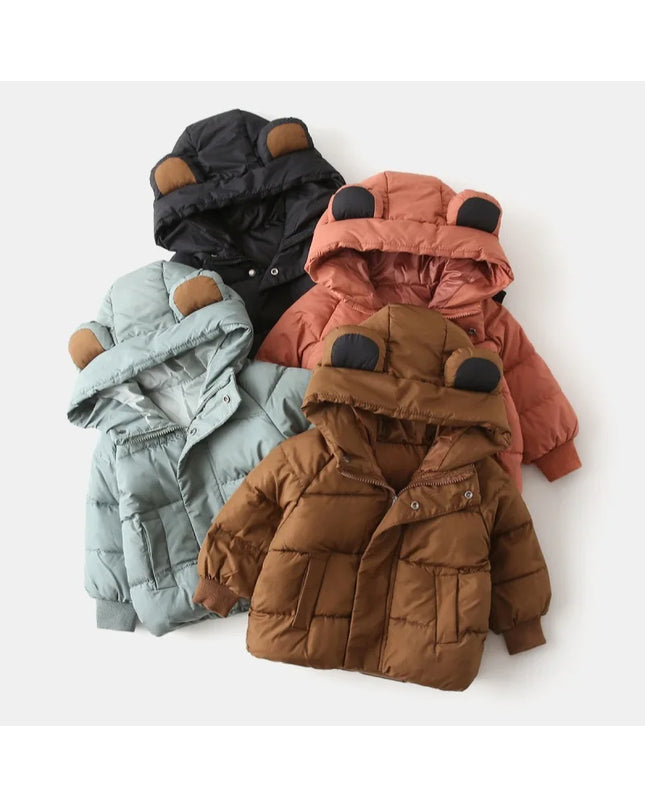 Bear-Ear Padded Jacket – Warm, Durable & Adorably Practical