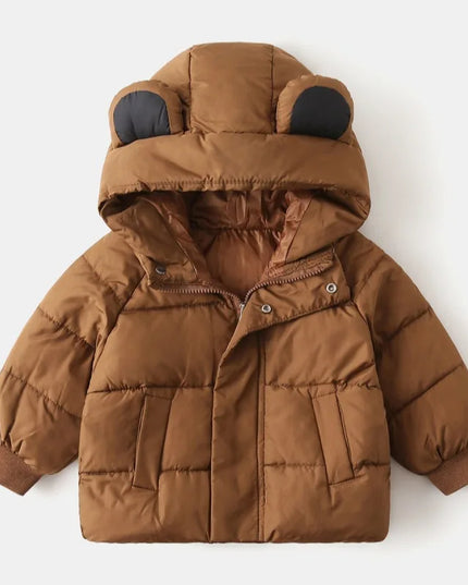 Bear-Ear Padded Jacket – Warm, Durable & Adorably Practical