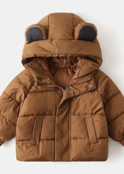 Bear-Ear Padded Jacket – Warm, Durable & Adorably Practical