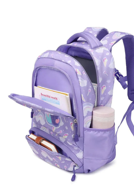 Girls Unicorn 3-in-1 Waterproof School Backpack Set – Ages 5–10