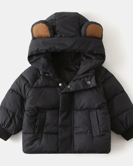 Bear-Ear Padded Jacket – Warm, Durable & Adorably Practical
