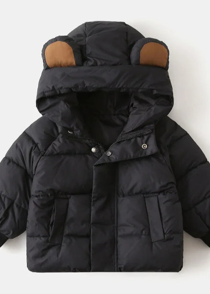 Bear-Ear Padded Jacket – Warm, Durable & Adorably Practical