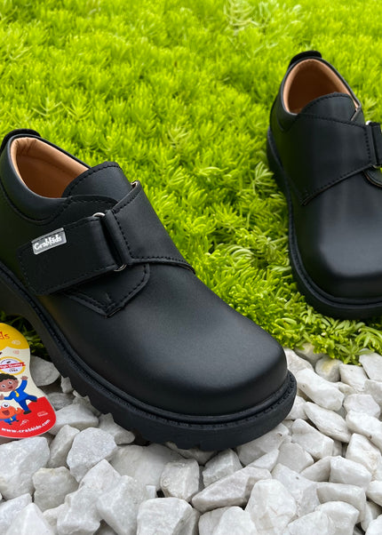 Crabkids Boys Matte School Shoes - 650308