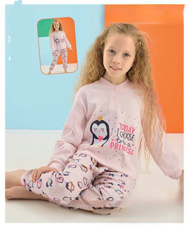 Girl's Quality Cotton Princess Pajamas