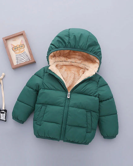 Warm Fleeced Kids Jackets