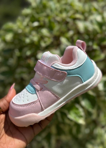 Unisex Baby Prewalker Shoes - Soft Sole First Walking Sneakers with Velcro Strap & Cute Character Design - BM801