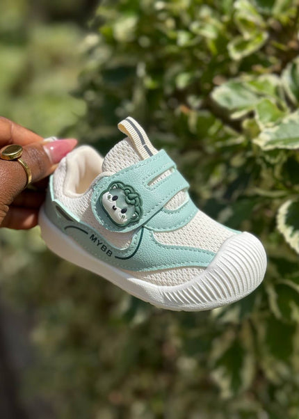 Unisex Baby Prewalker Shoes -MY248 - Soft Sole First Walking Sneakers with Velcro Strap & Cute Character Design