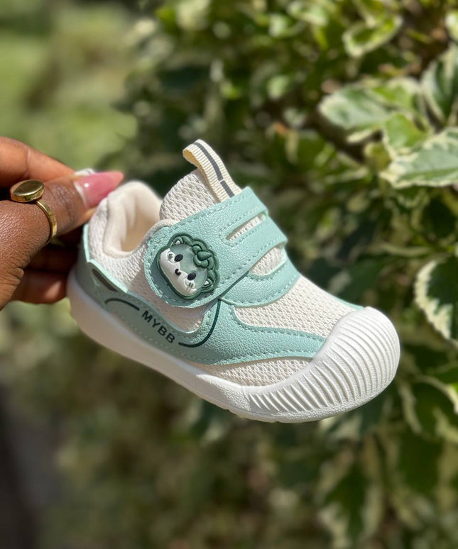 Unisex Baby Prewalker Shoes -MY248 - Soft Sole First Walking Sneakers with Velcro Strap & Cute Character Design
