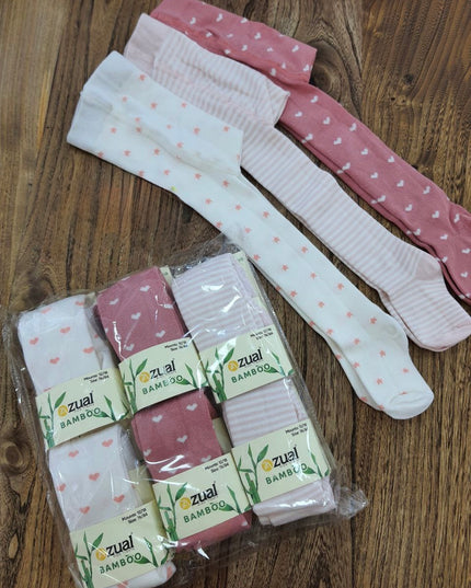 Warm Bamboo Multicolored Stockings