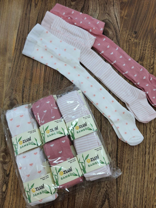 Warm Bamboo Multicolored Stockings