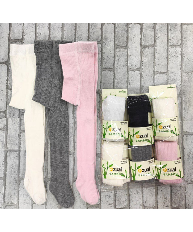 Warm Bamboo Patterned Stockings – Plain Colors