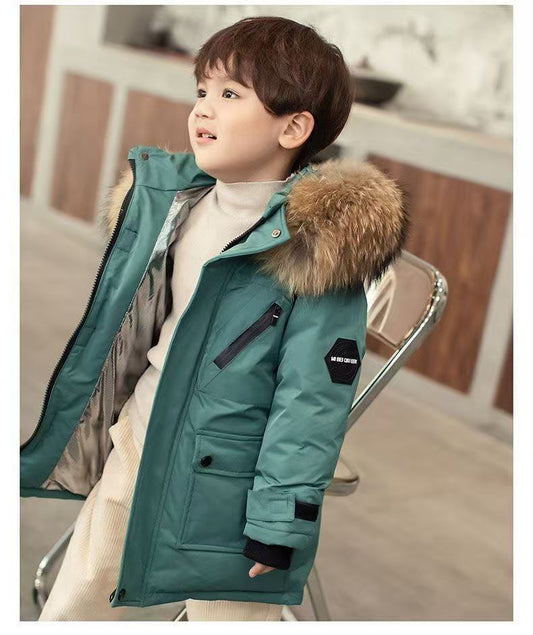 Boys Cold Season Parka Jacket – Waterproof, Warm & Quality and super Stylish Kids Jacket
