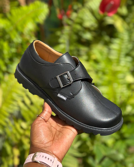 Crabkids Boys Matte School Shoes - 650305