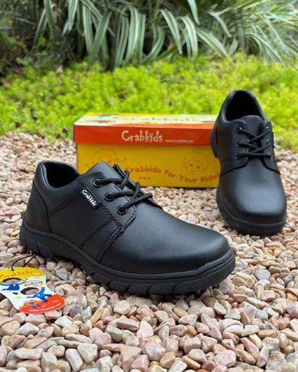 Crabkids Boys Matte School Shoes - 808146