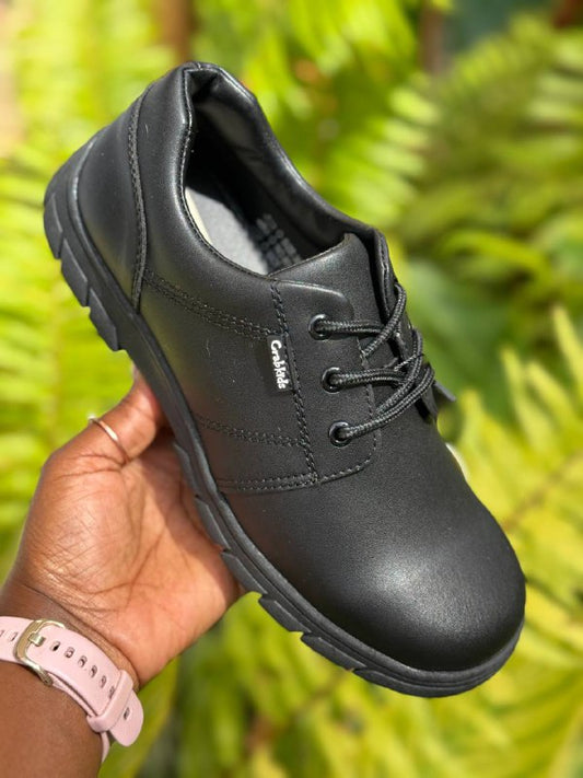 Crabkids Boys Matte School Shoes - 808146