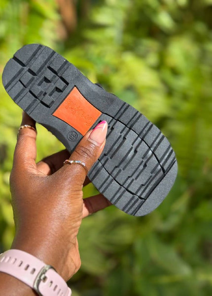 Crabkids Boys Wetlook School Shoes - P650311