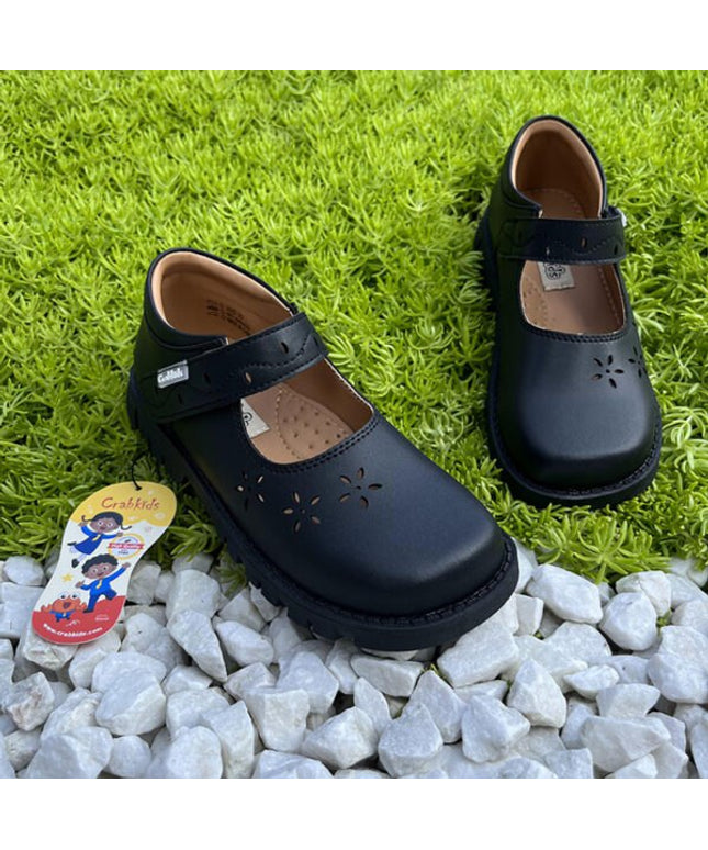 Crabkids Girls Matte School Shoes - 645403
