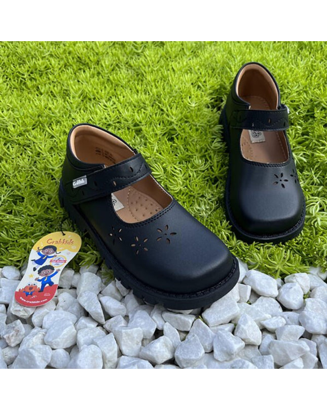 Crabkids Girls Matte School Shoes - 645403