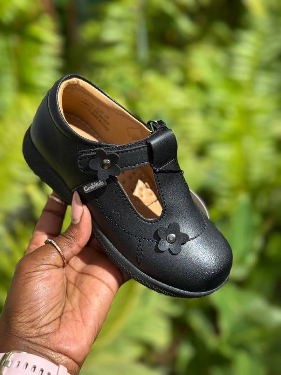 Crabkids Girls Matte School Shoes - 643404