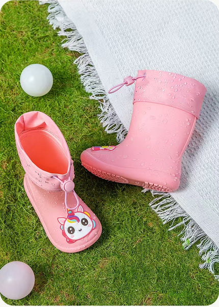 Unicorn Rainboots - Waterproof Kids Rain Boots