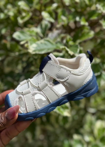 Unisex Baby Prewalker Shoes - Soft Sole First Walking Sneakers with Velcro Strap & Breathable Mesh Design - BM508L