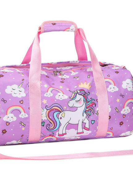 Quality Girls' Unicorn Sparkle Kids’ Duffel Bag
