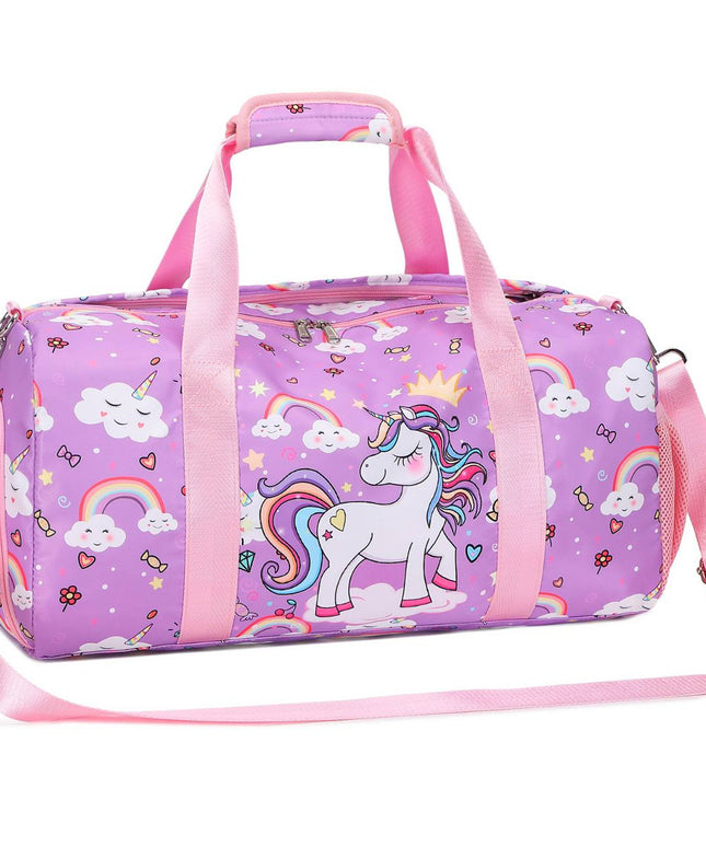 Quality Girls' Unicorn Sparkle Kids’ Duffel Bag